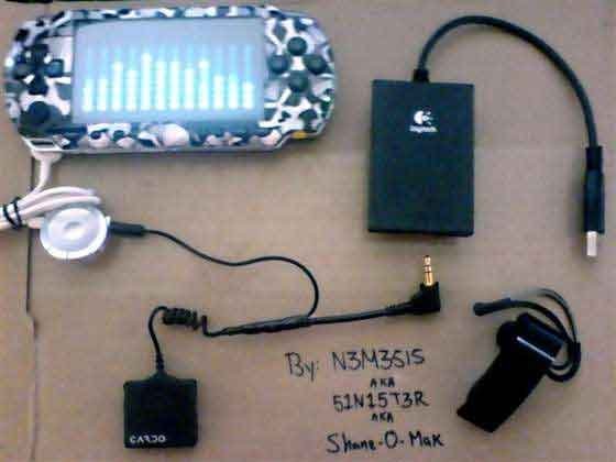 Bluetooth PSP/PS2 Headset mod