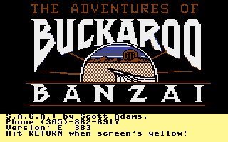 Buckaroo Banzai (Commodore +4)