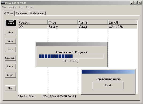 MSX Taper 1.0