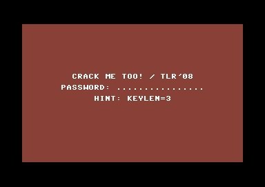 Crack me too! (Commodore 64)