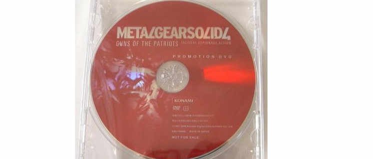 MGS 4 promóciós DVD-k