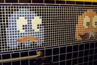 Pac-man a fürdőszobában