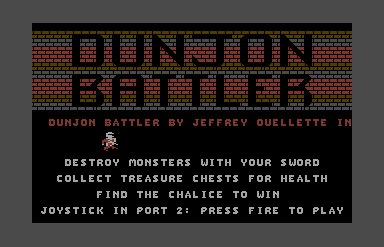 Dunjon Battler (C64)