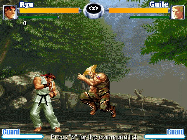 Street Fighter, flash alatt