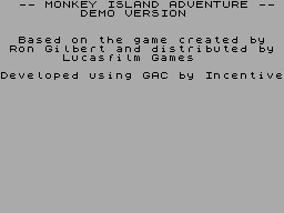 Monkey Island Adventure (ZX)