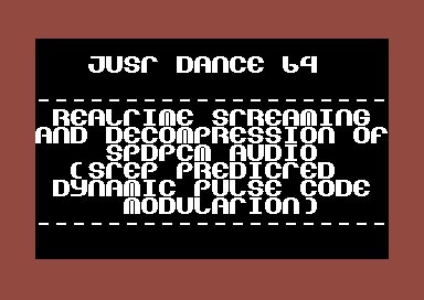 Just Dance 64 (Commodore 64)