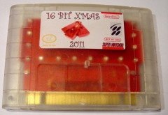 16 BIT XMAS 2011 cartridge SNES-re