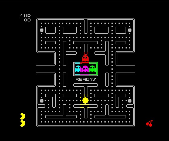 Pac-Man arcade emulátor ZX-re