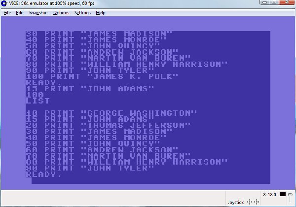 C64List, harmadszorra