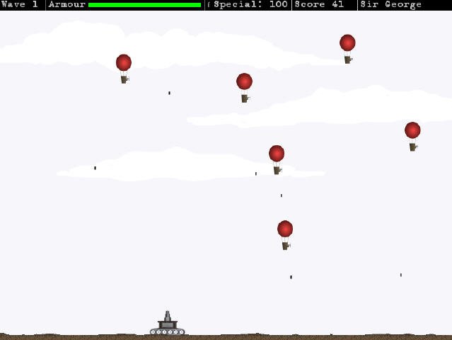 Enemy Bomber Balloons