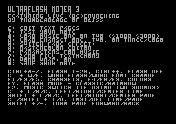 Ultraflash-Noter V3.0 (C64)