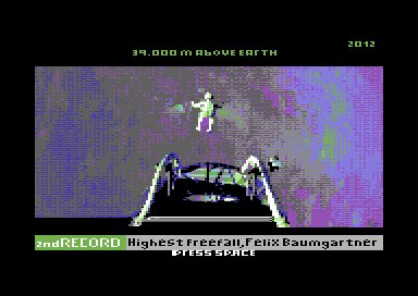 Free Fall from Stratosphere (C64)