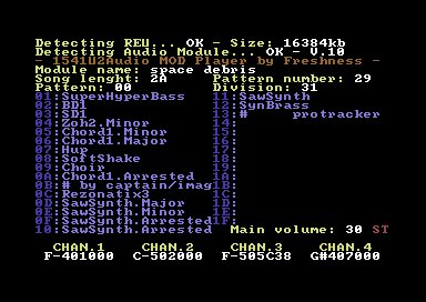 Ultimate Audio MOD Player (C64)