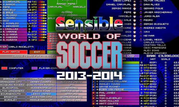 Sensible World of Soccer frissítés