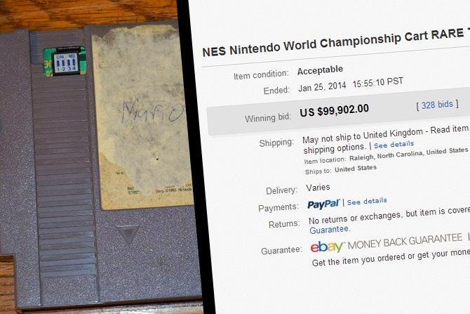 NES cartridge 22 milláért?