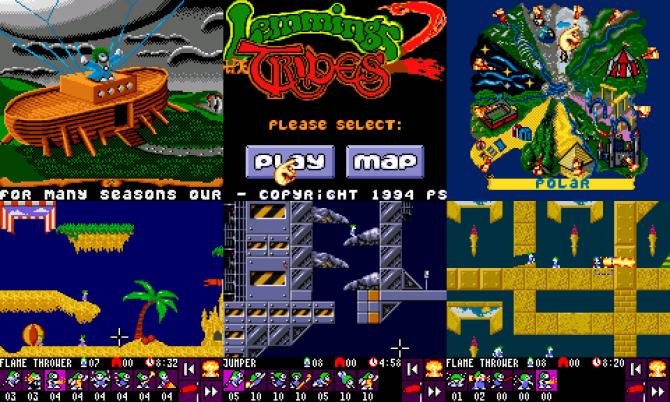 Lemmings 2: The Tribes (MS & GG)