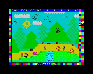 ZX Spectrum 128K alkotások a színen